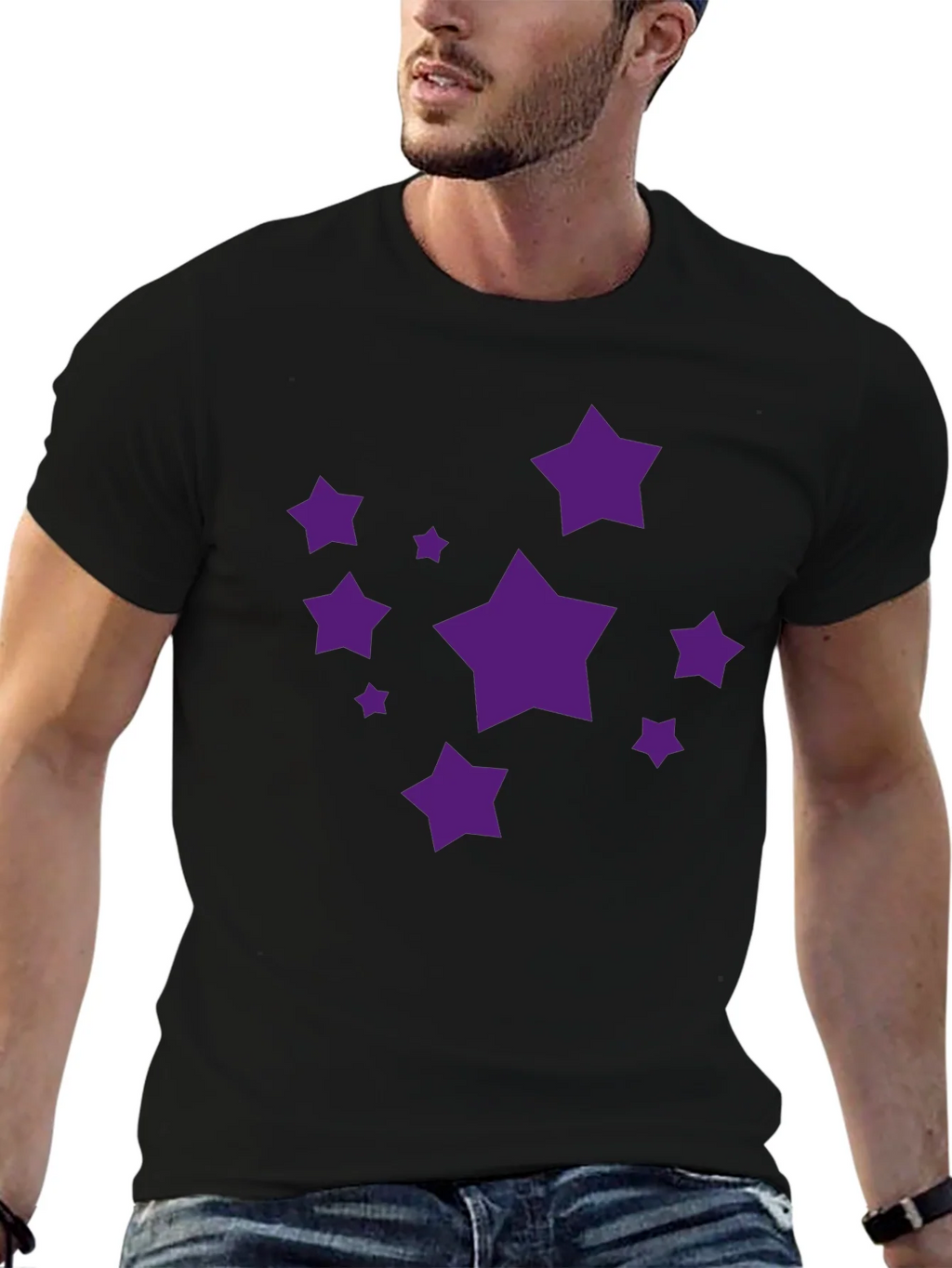 Starry Night Black T-Shirt product image 6