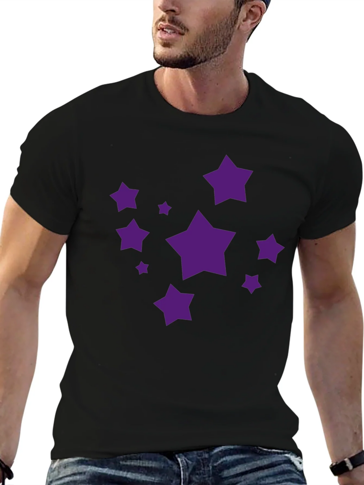 Starry Night Black T-Shirt product image 6