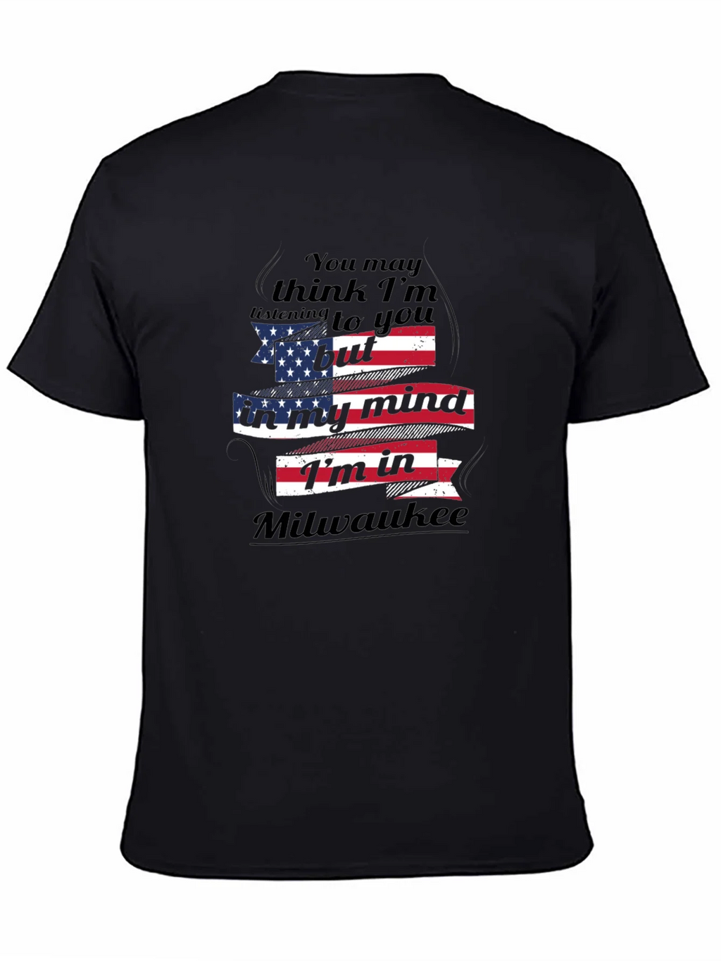 Milwaukee Mind T-Shirt - American Flag Design product image 4
