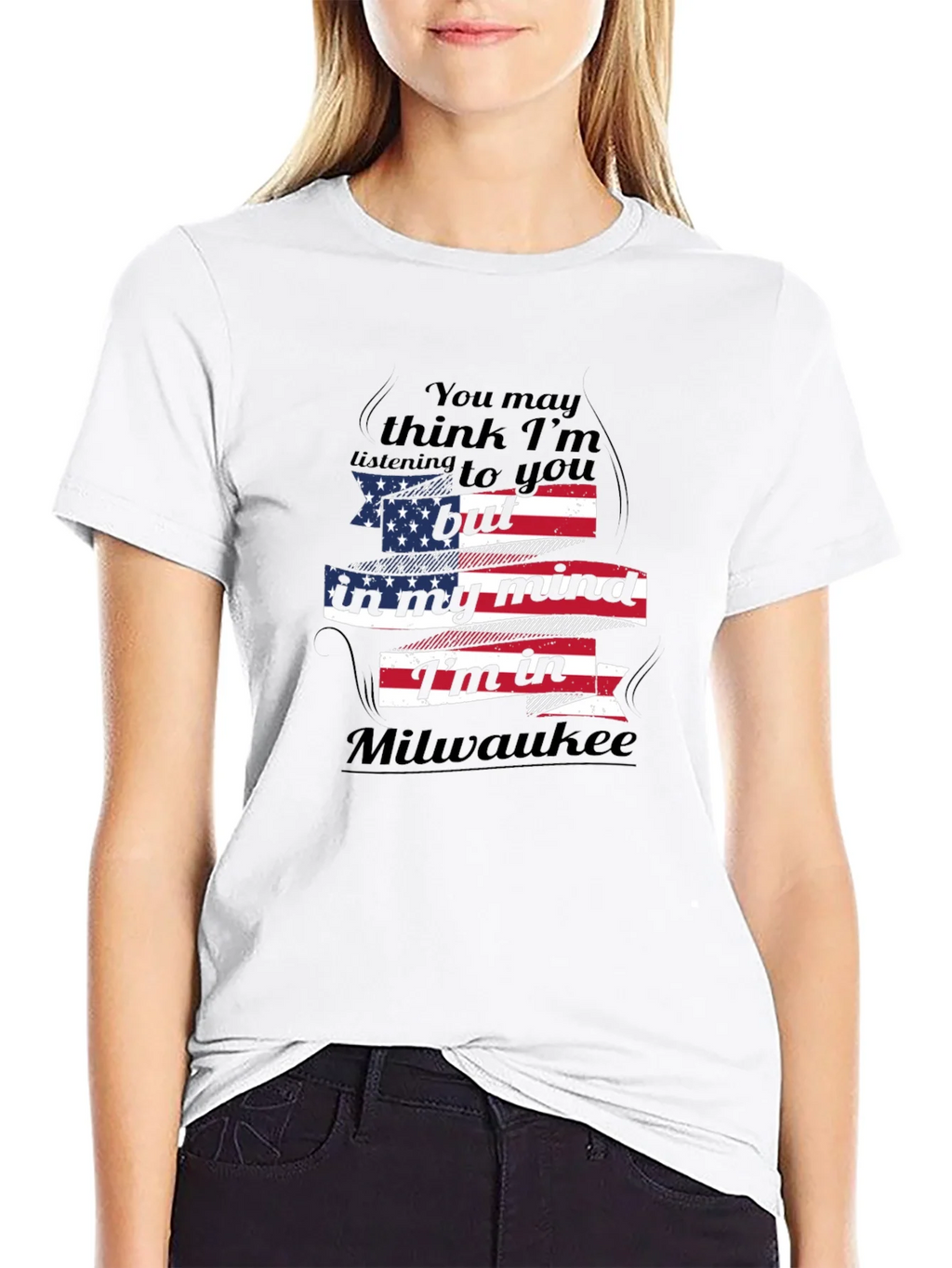Milwaukee Mind T-Shirt - American Flag Design product image 8