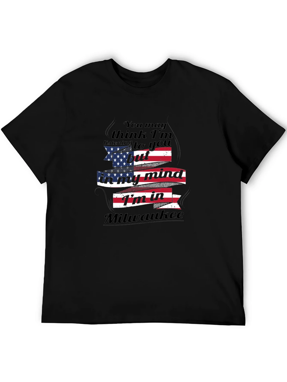 Milwaukee Mind T-Shirt - American Flag Design product image 5
