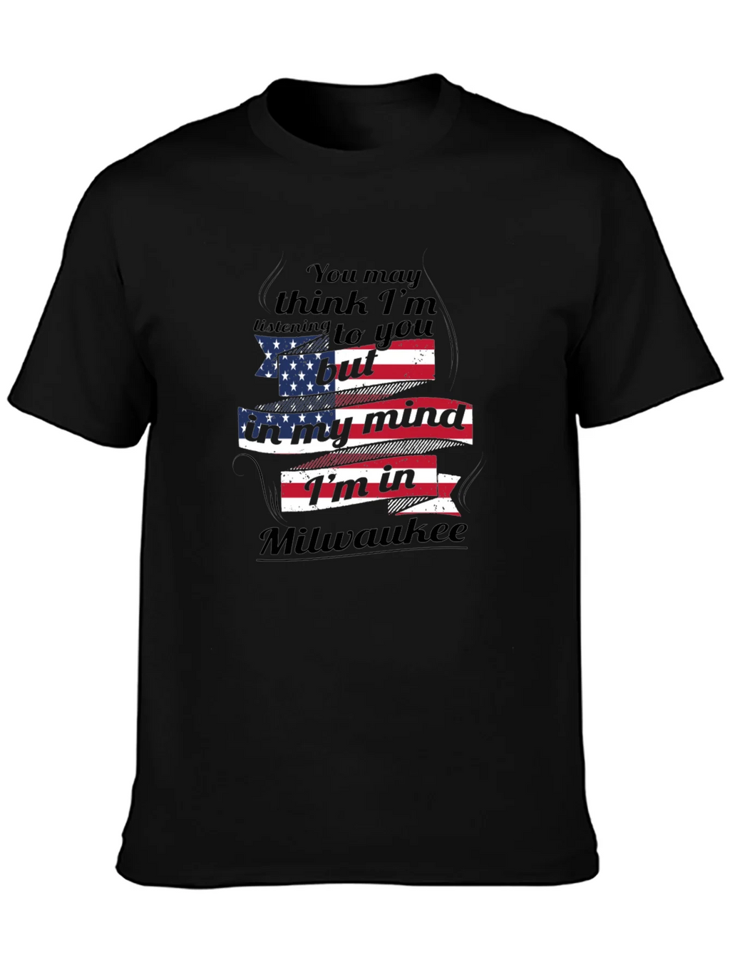 Milwaukee Mind T-Shirt - American Flag Design product image 3
