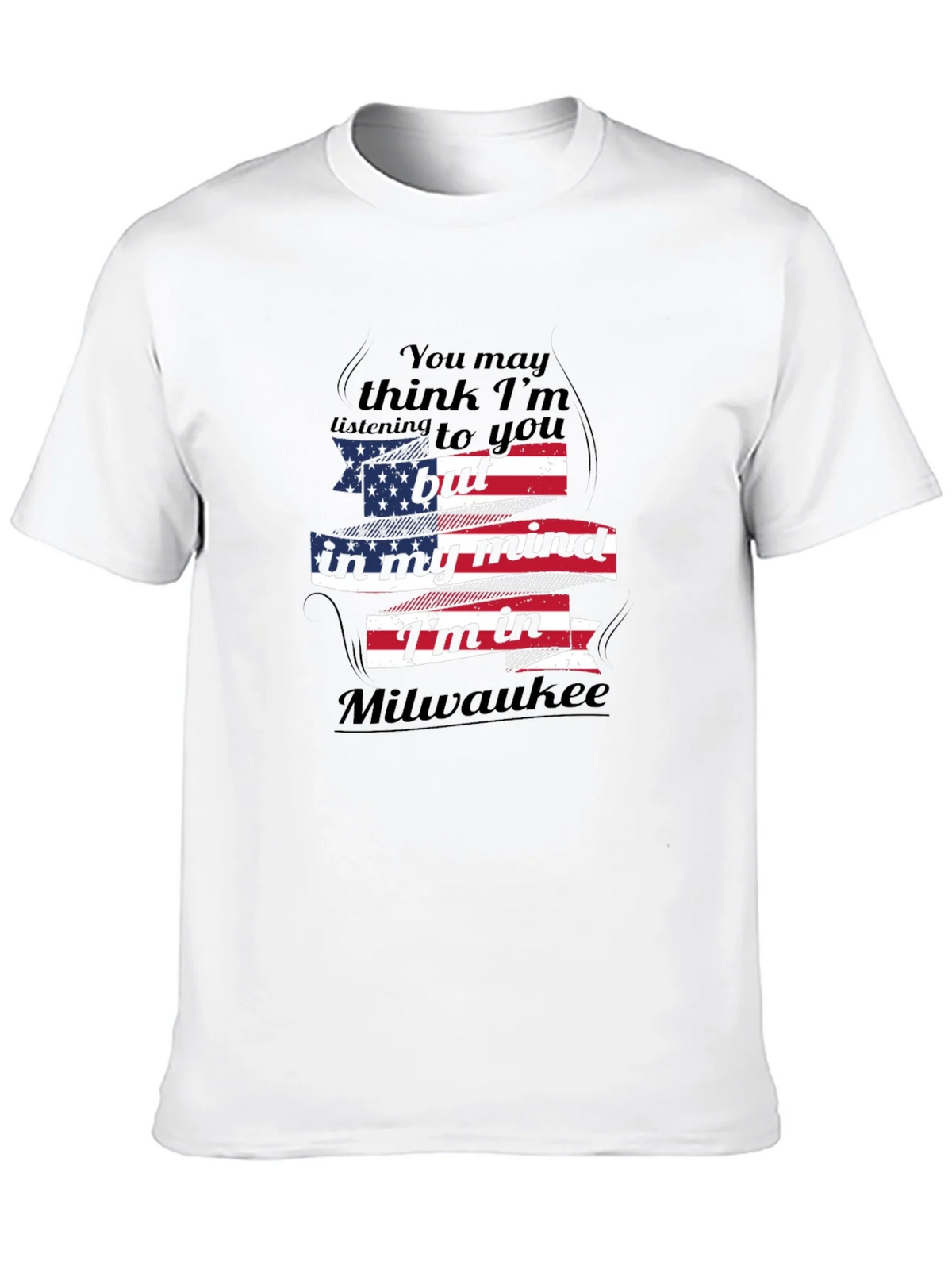 Milwaukee Mind T-Shirt - American Flag Design product image 9