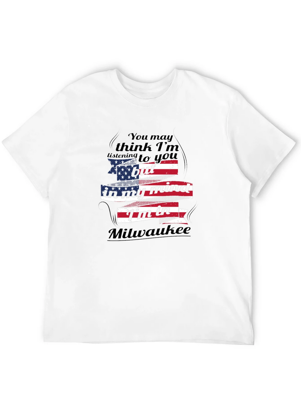 Milwaukee Mind T-Shirt - American Flag Design product image 11