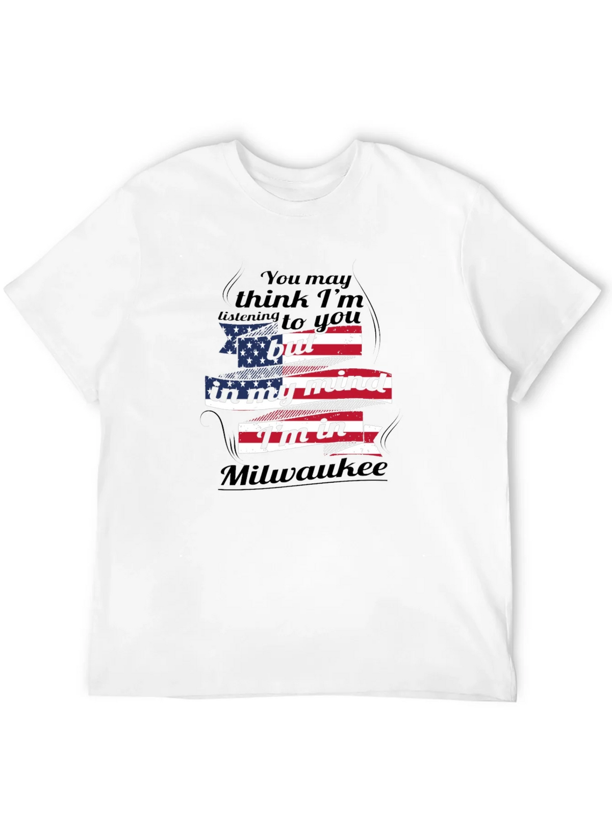 Milwaukee Mind T-Shirt - American Flag Design product image 11