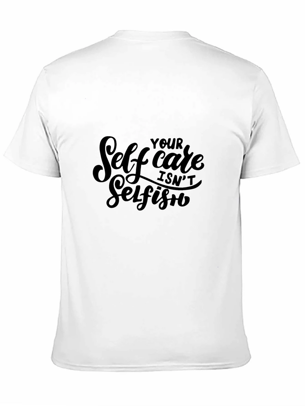 Self Care Isnt Selfish Black Tee product image 10