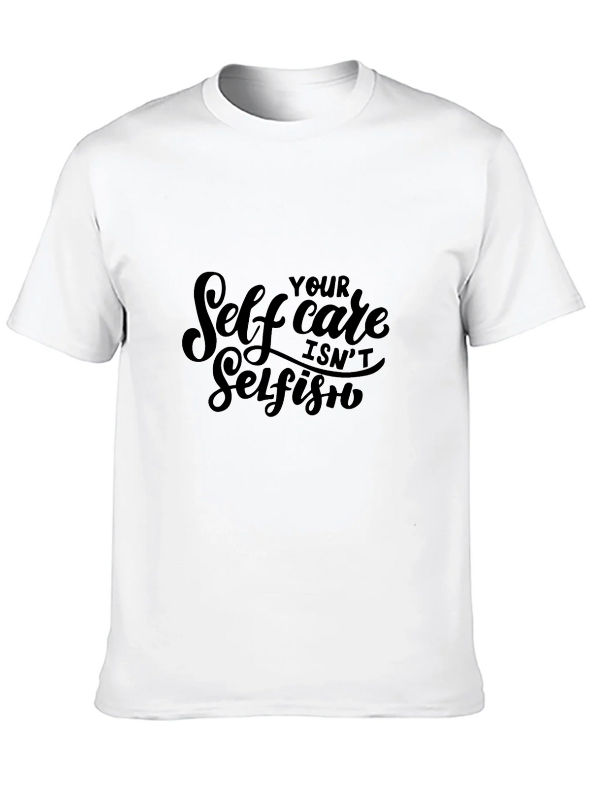 Self Care Isnt Selfish Black Tee product image 9