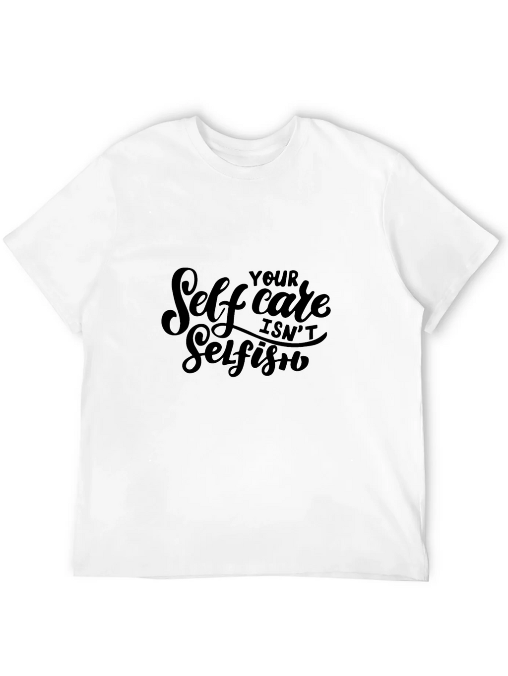 Self Care Isnt Selfish Black Tee product image 11