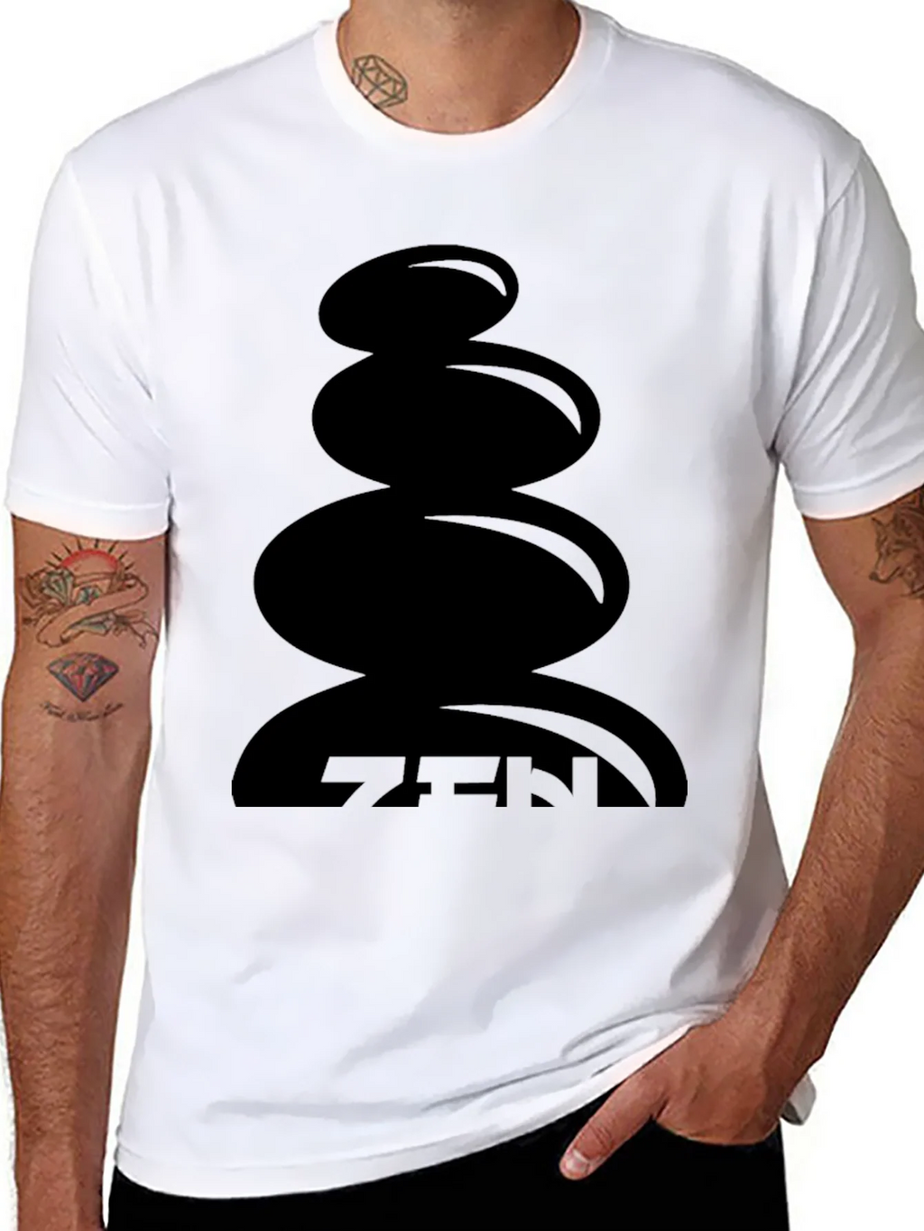 Zen Stones Graphic T-Shirt - Relaxed Fit product image 7