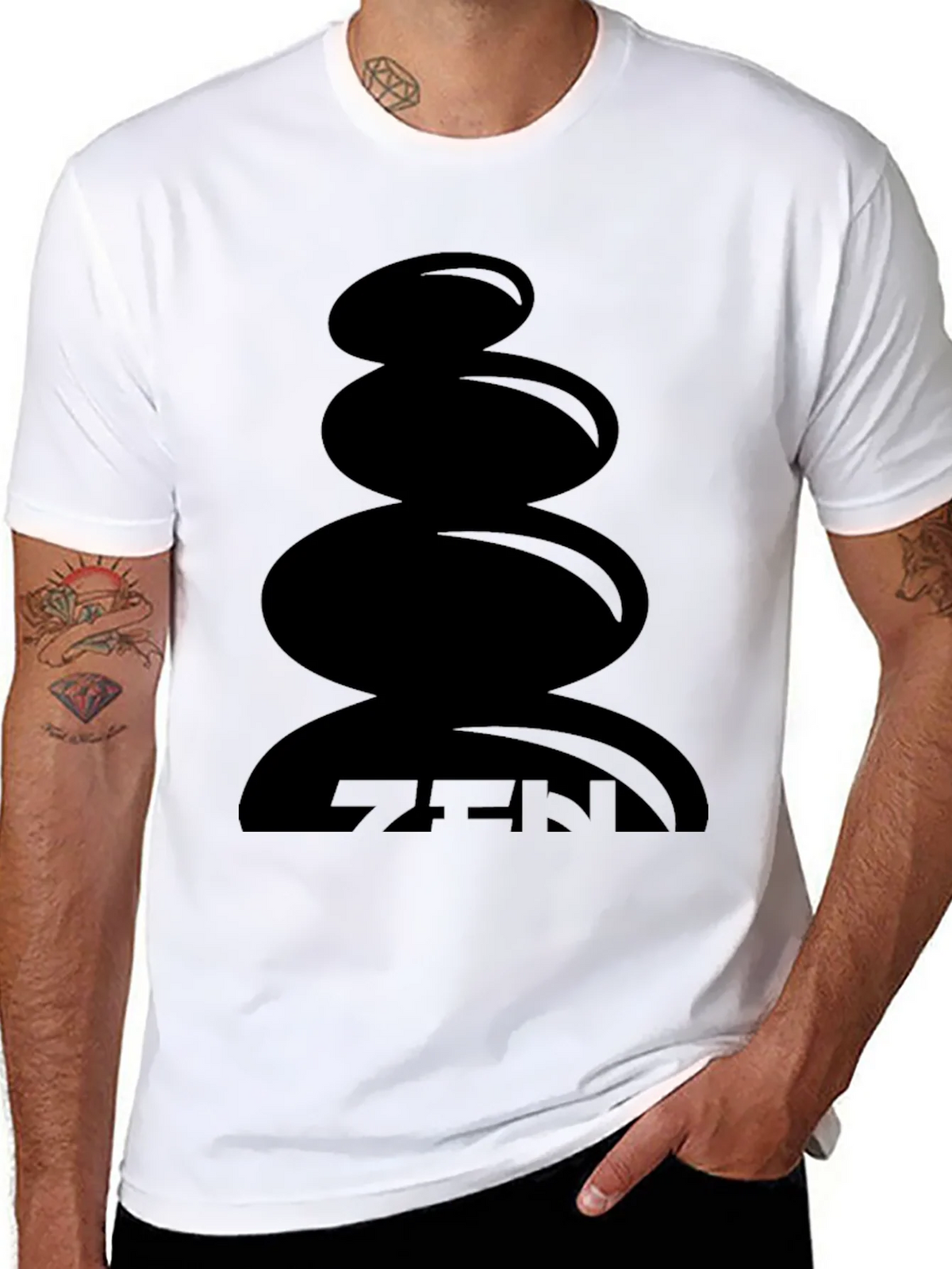 Zen Stones Graphic T-Shirt - Relaxed Fit product image 7