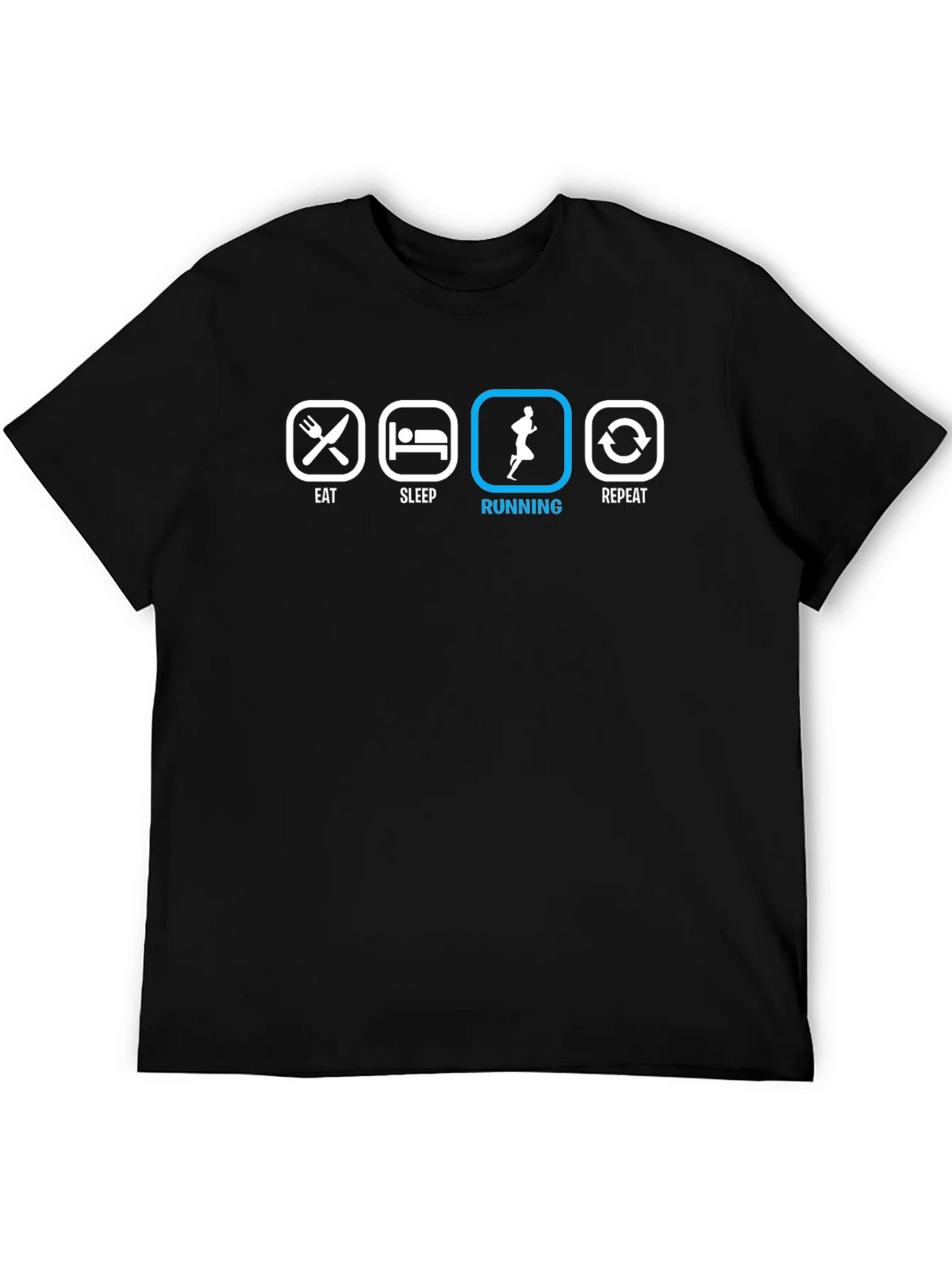 Eat Sleep Running Repeat T-Shirt product image 5