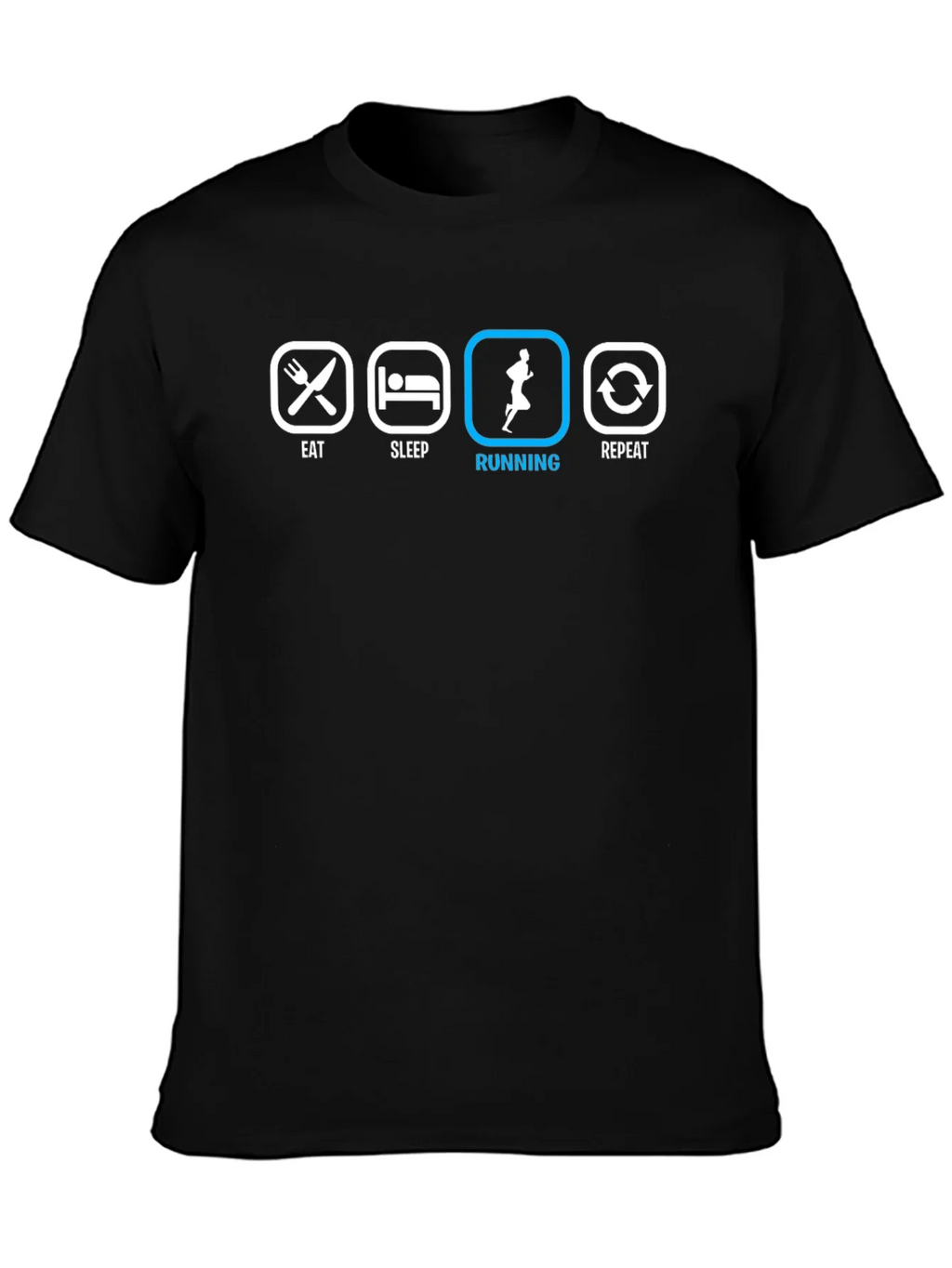 Eat Sleep Running Repeat T-Shirt product image 3