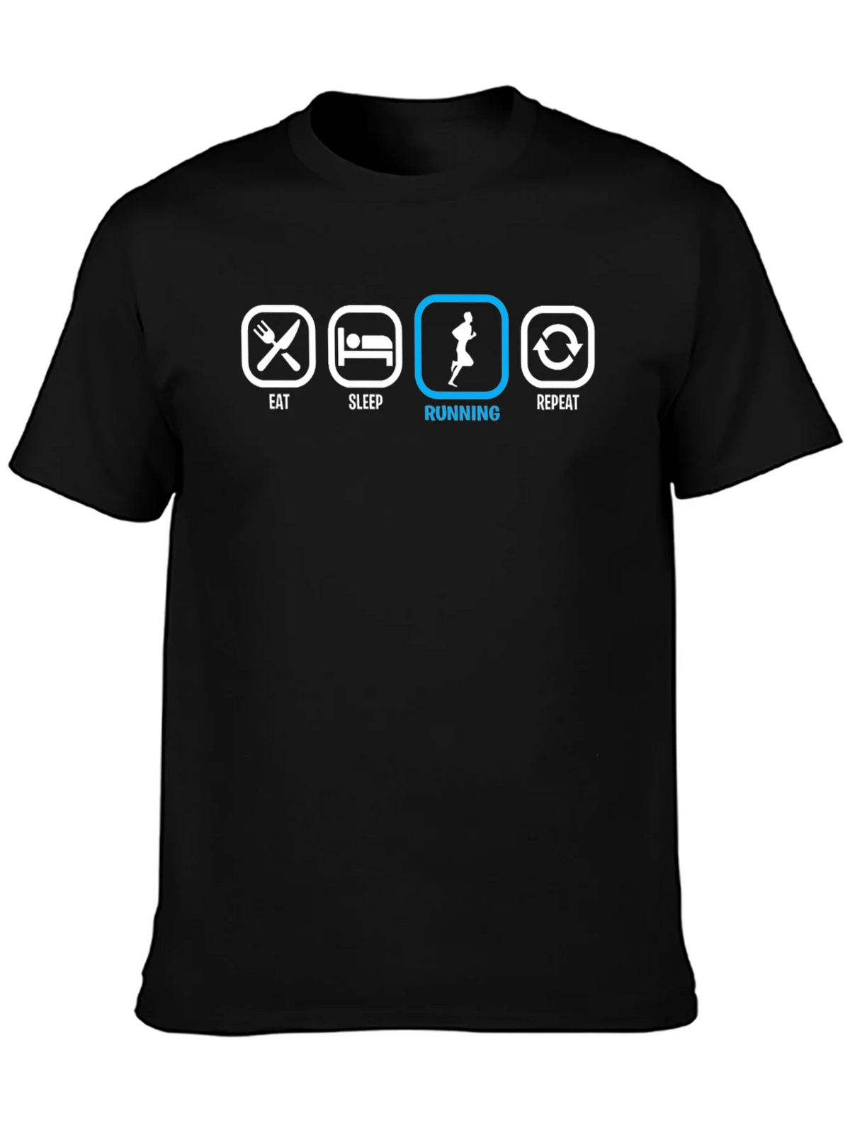 Eat Sleep Running Repeat T-Shirt product image 3