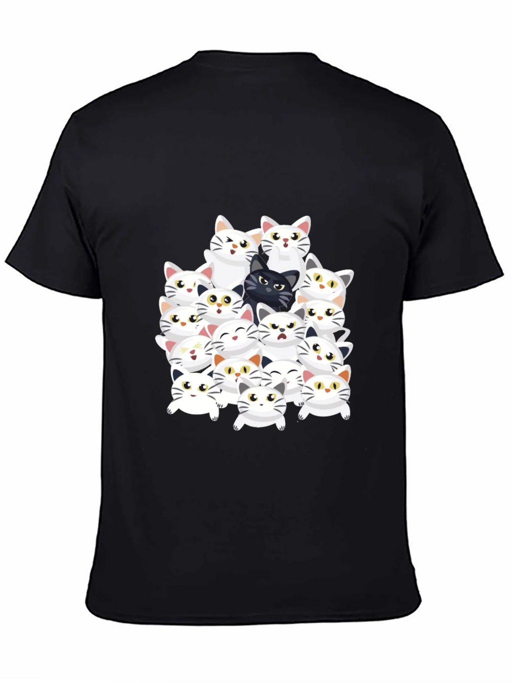 Cat Lover Graphic Tee - Black product image 4