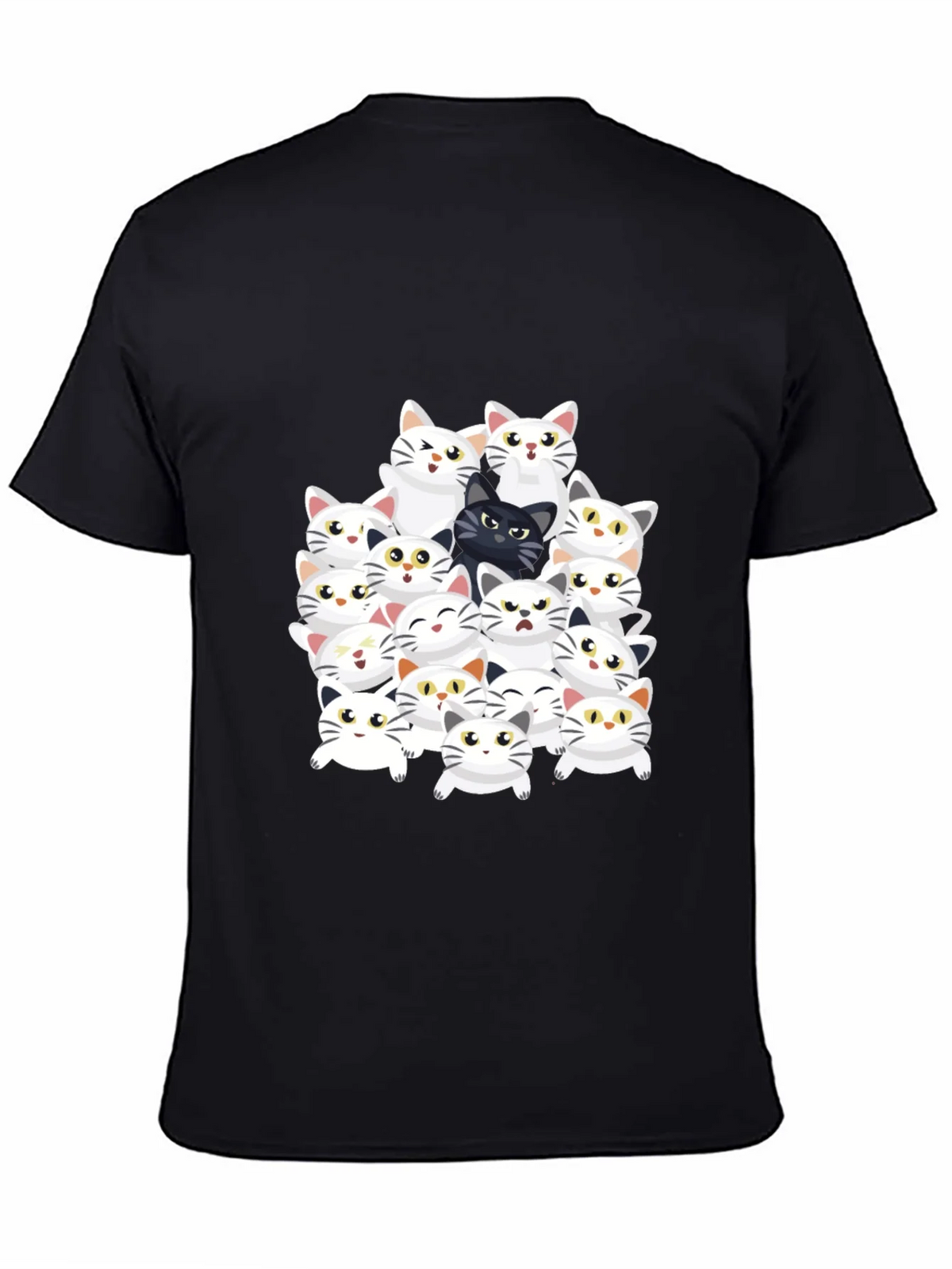 Cat Lover Graphic Tee - Black product image 4
