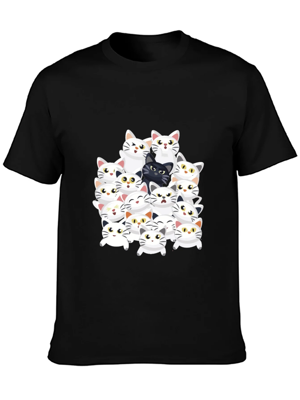 Cat Lover Graphic Tee - Black product image 3
