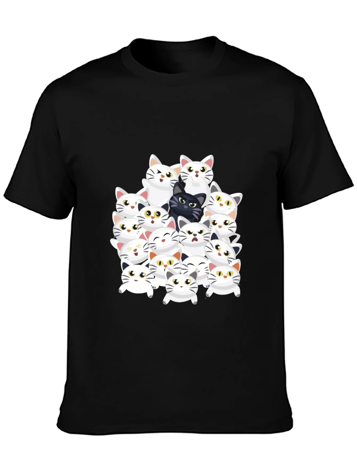 Cat Lover Graphic Tee - Black product image 3