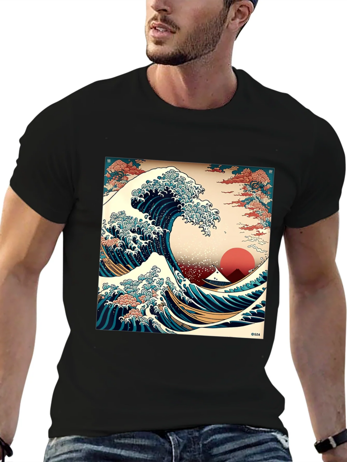 Great Wave T-Shirt - Stylish Graphic Tee product image 6