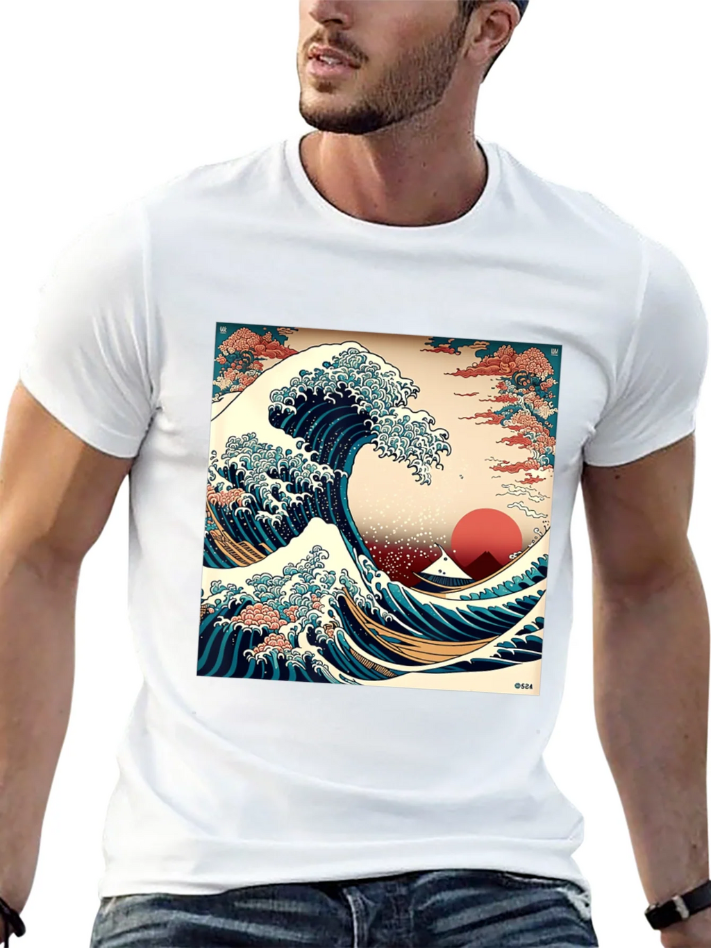 Great Wave T-Shirt - Stylish Graphic Tee product image 12