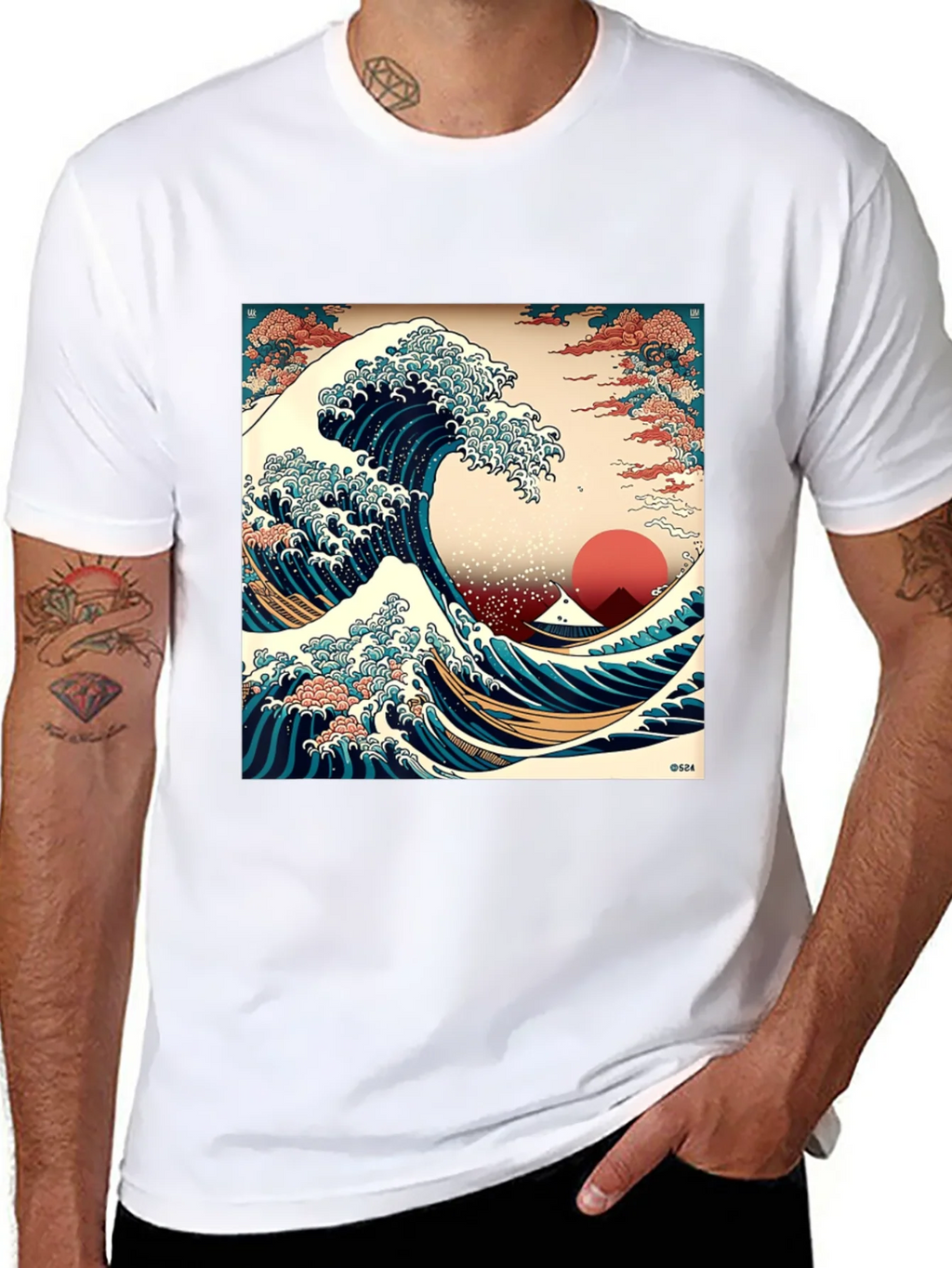 Great Wave T-Shirt - Stylish Graphic Tee product image 7
