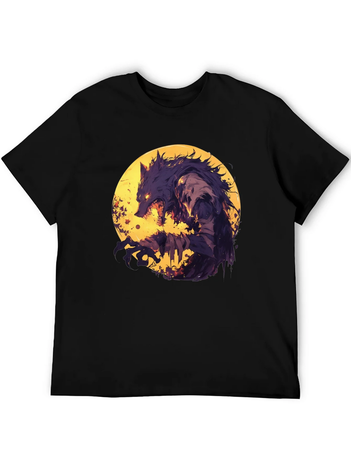 Werewolf Moon Graphic T-Shirt - Unique Design product image 5