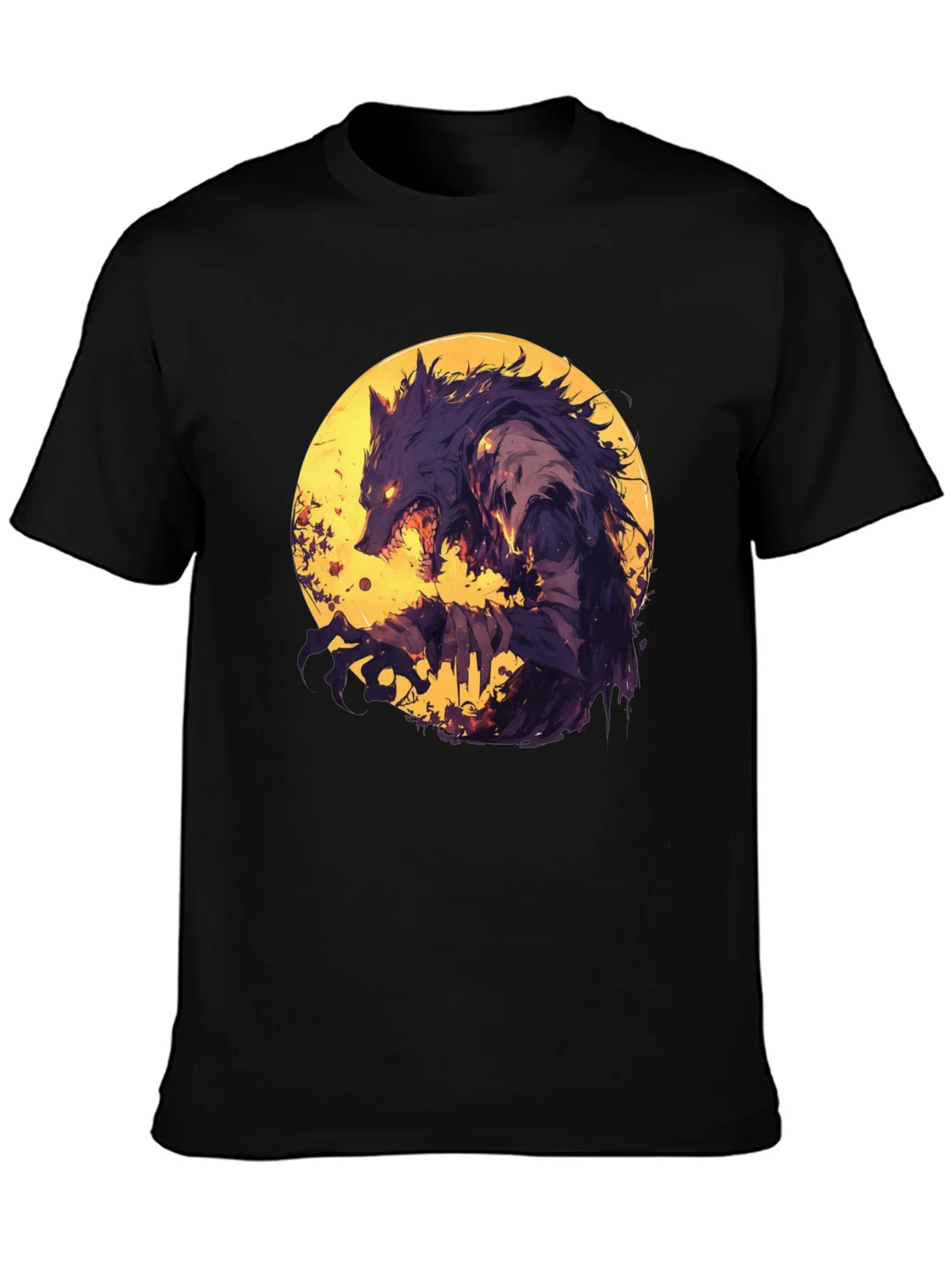 Werewolf Moon Graphic T-Shirt - Unique Design product image 3
