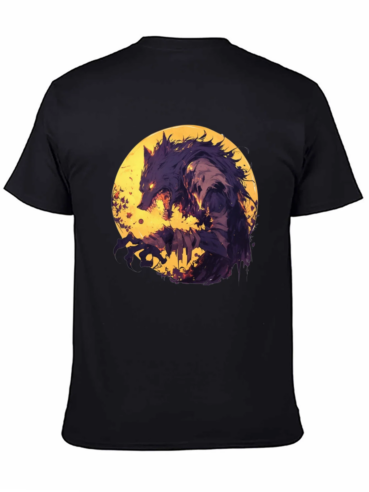 Werewolf Moon Graphic T-Shirt - Unique Design product image 4