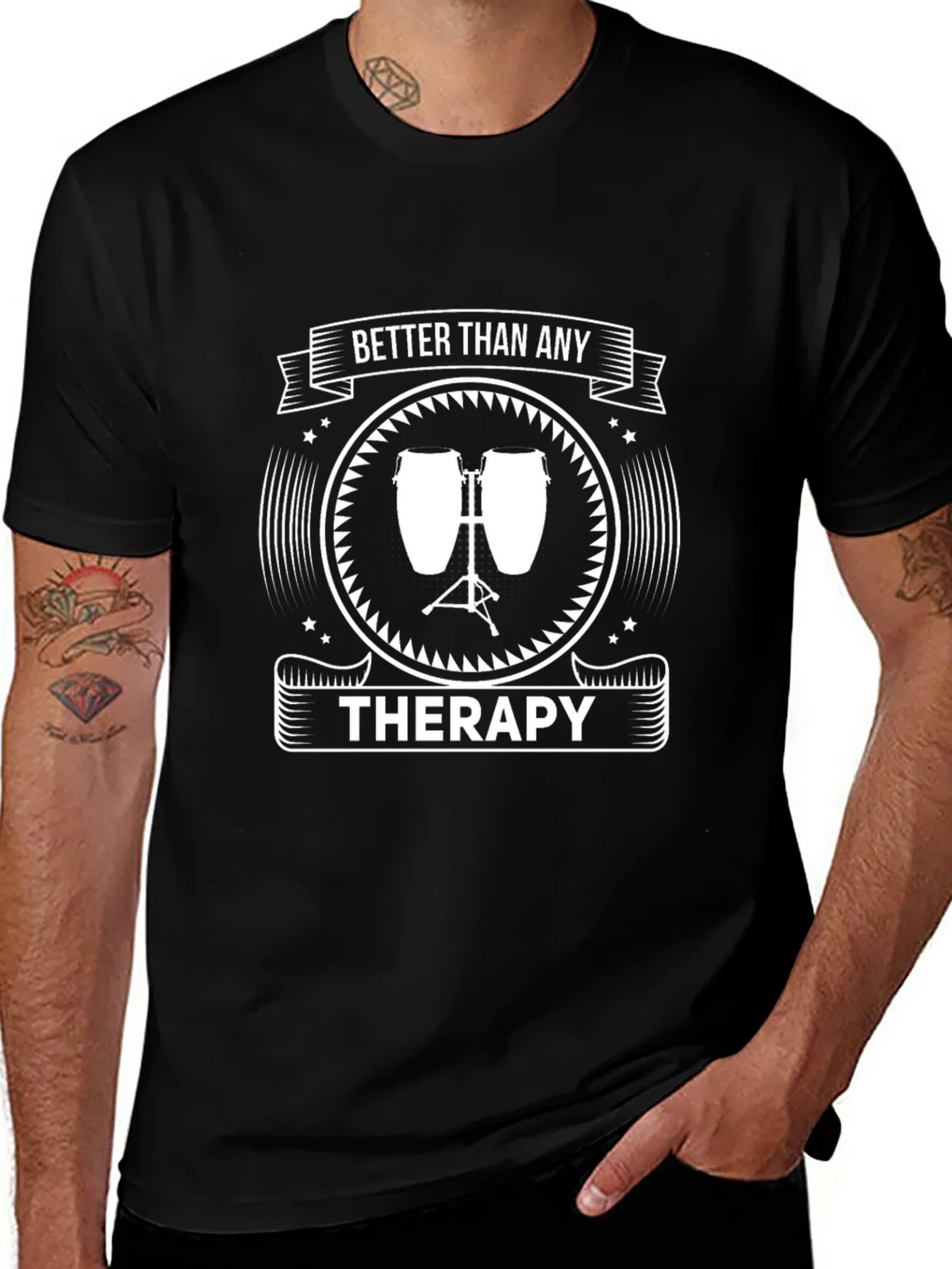 Better Than Any Therapy Music T-Shirt product image 1