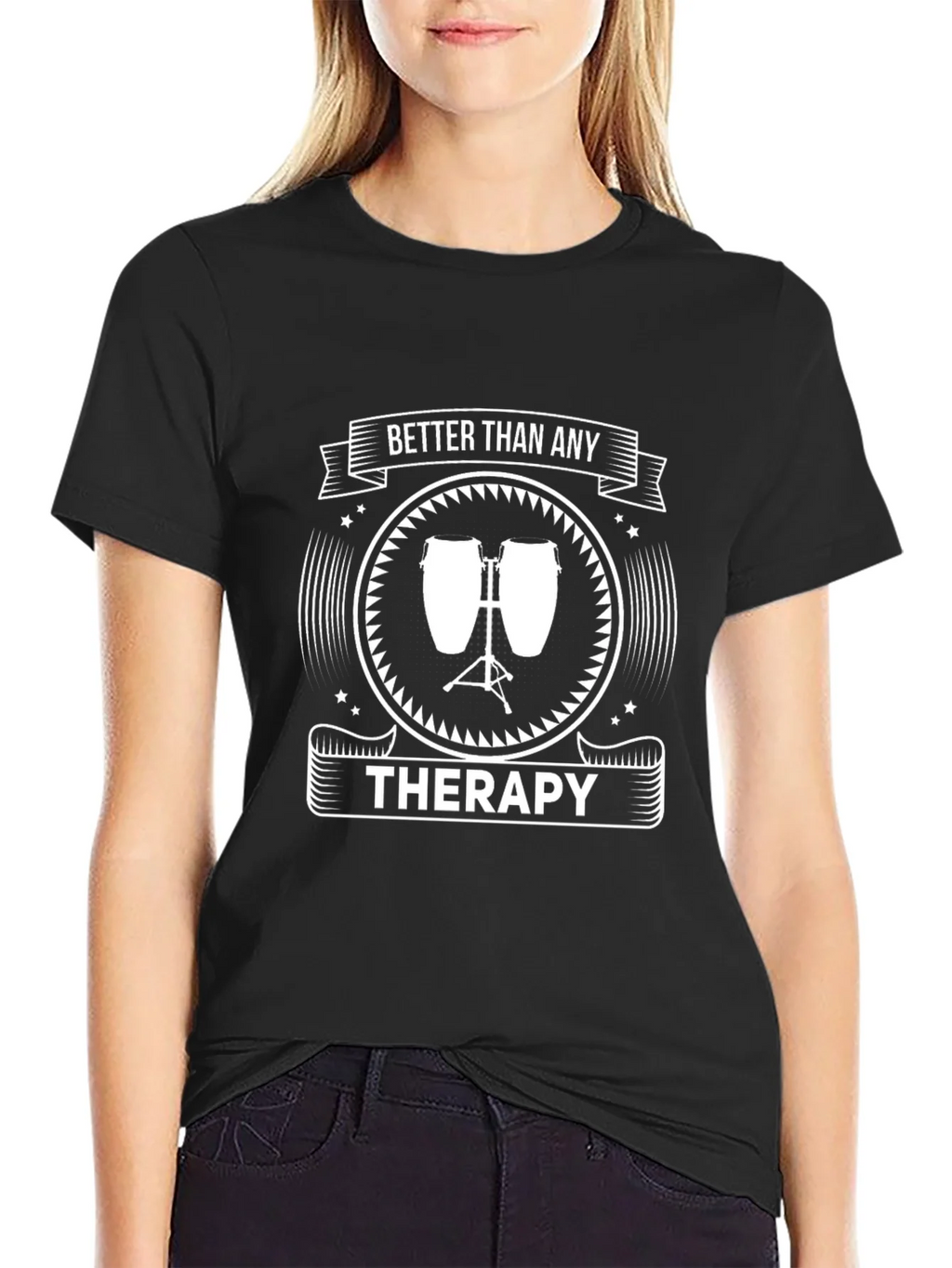 Better Than Any Therapy Music T-Shirt product image 2