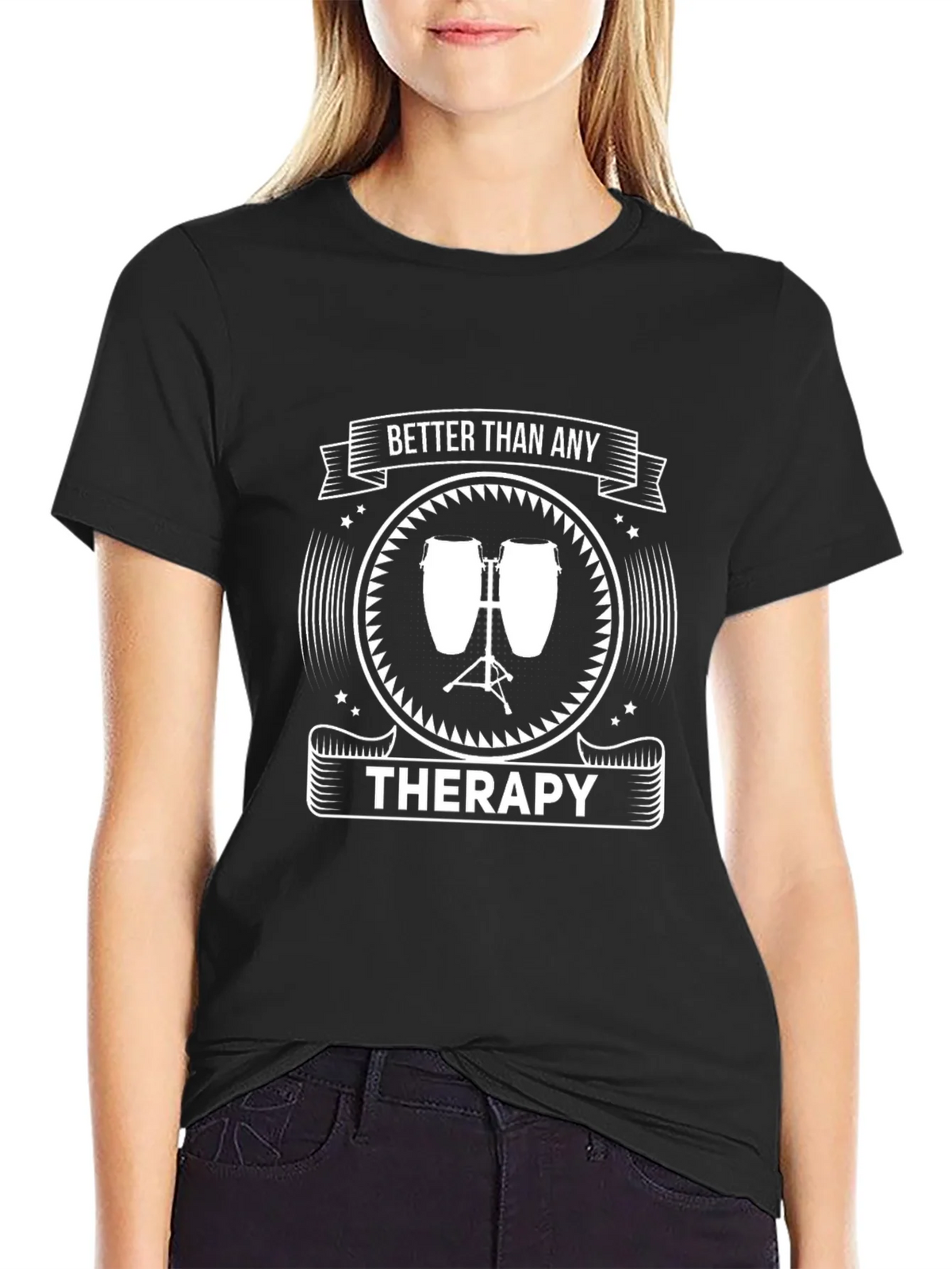 Better Than Any Therapy Music T-Shirt product image 2