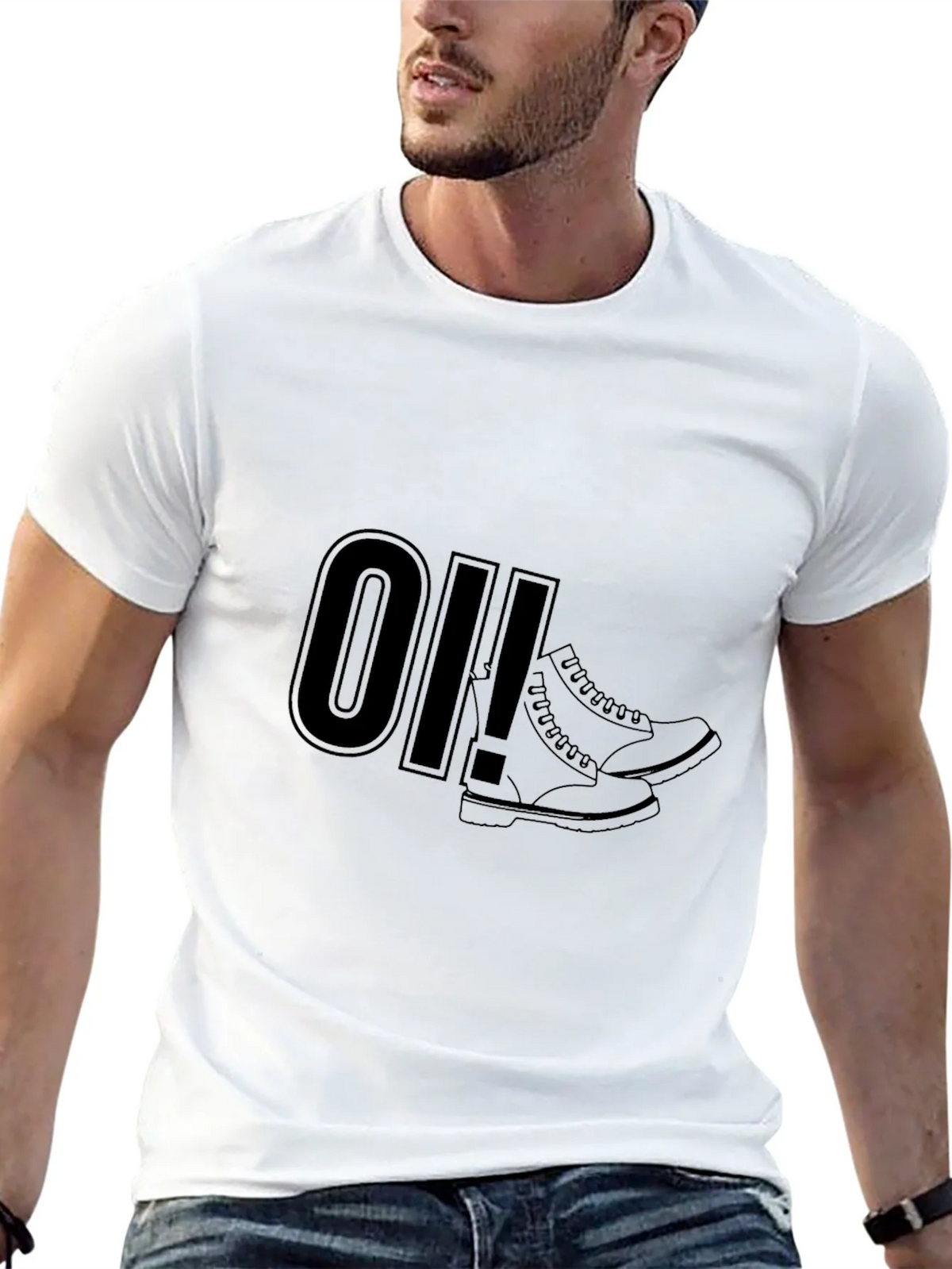 Oi! Boots Graphic Tee - Black Punk Rock Style product image 12
