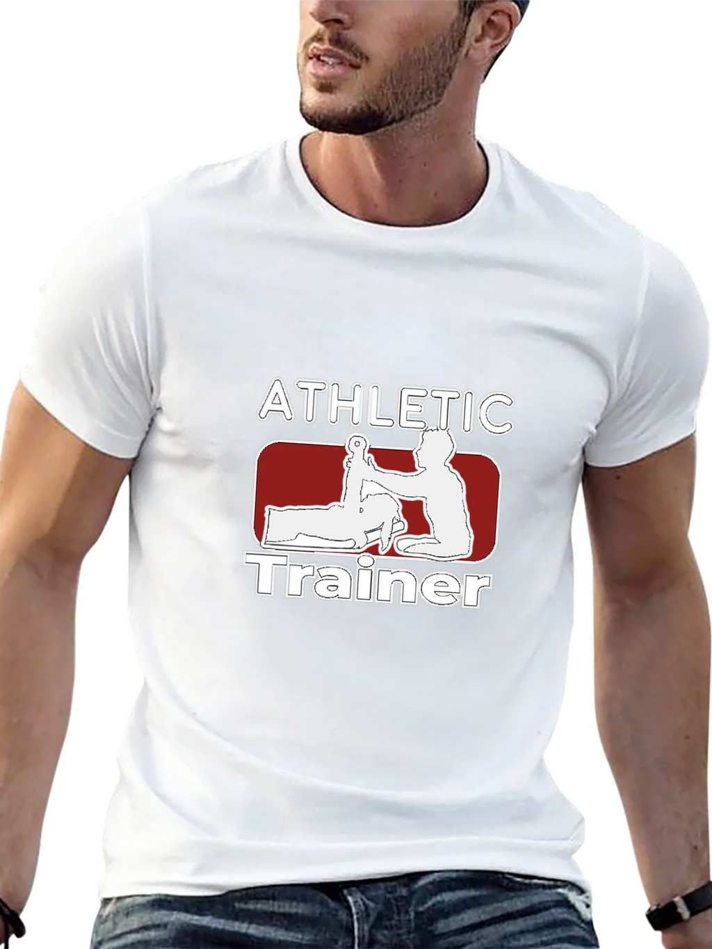 Athletic Trainer Graphic T-Shirt - Black product image 12