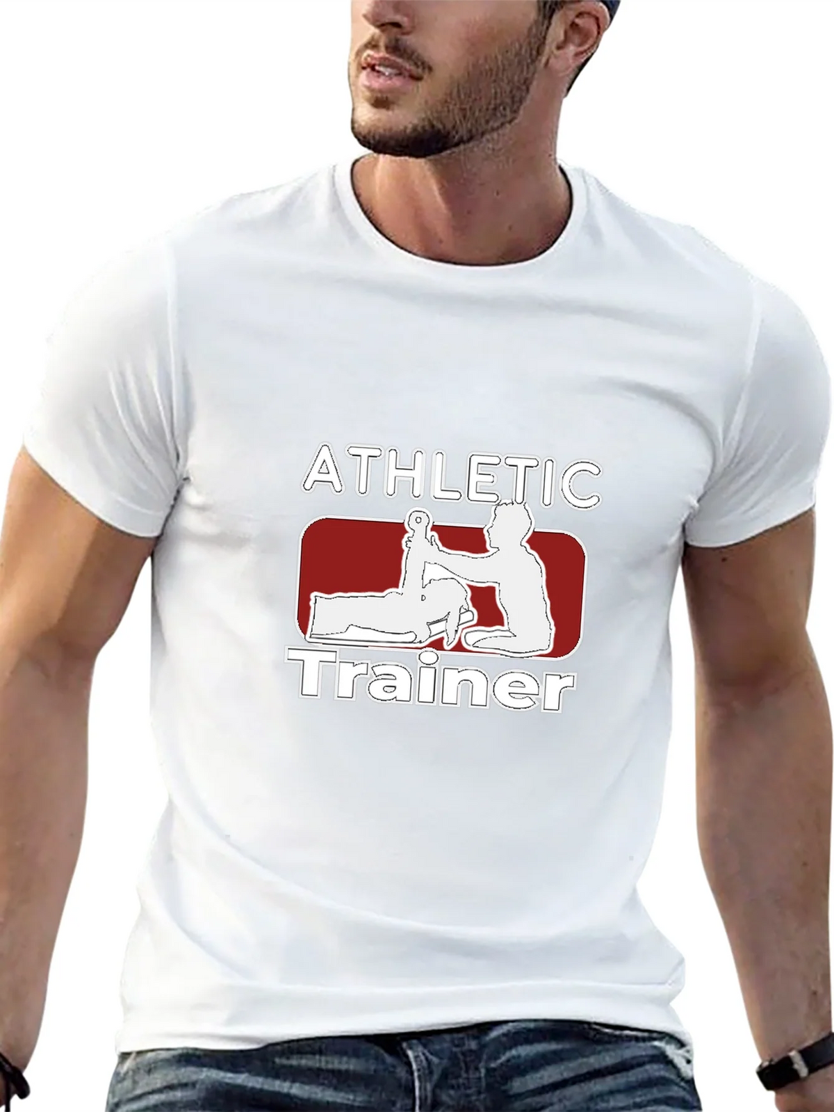Athletic Trainer Graphic T-Shirt - Black product image 12