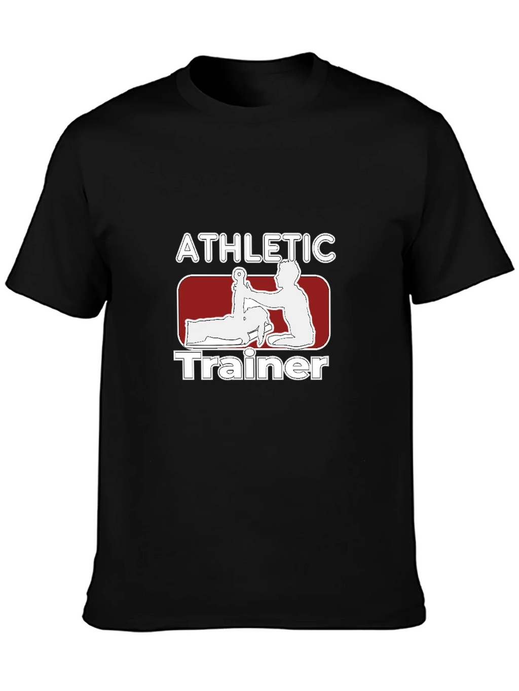 Athletic Trainer Graphic T-Shirt - Black product image 3