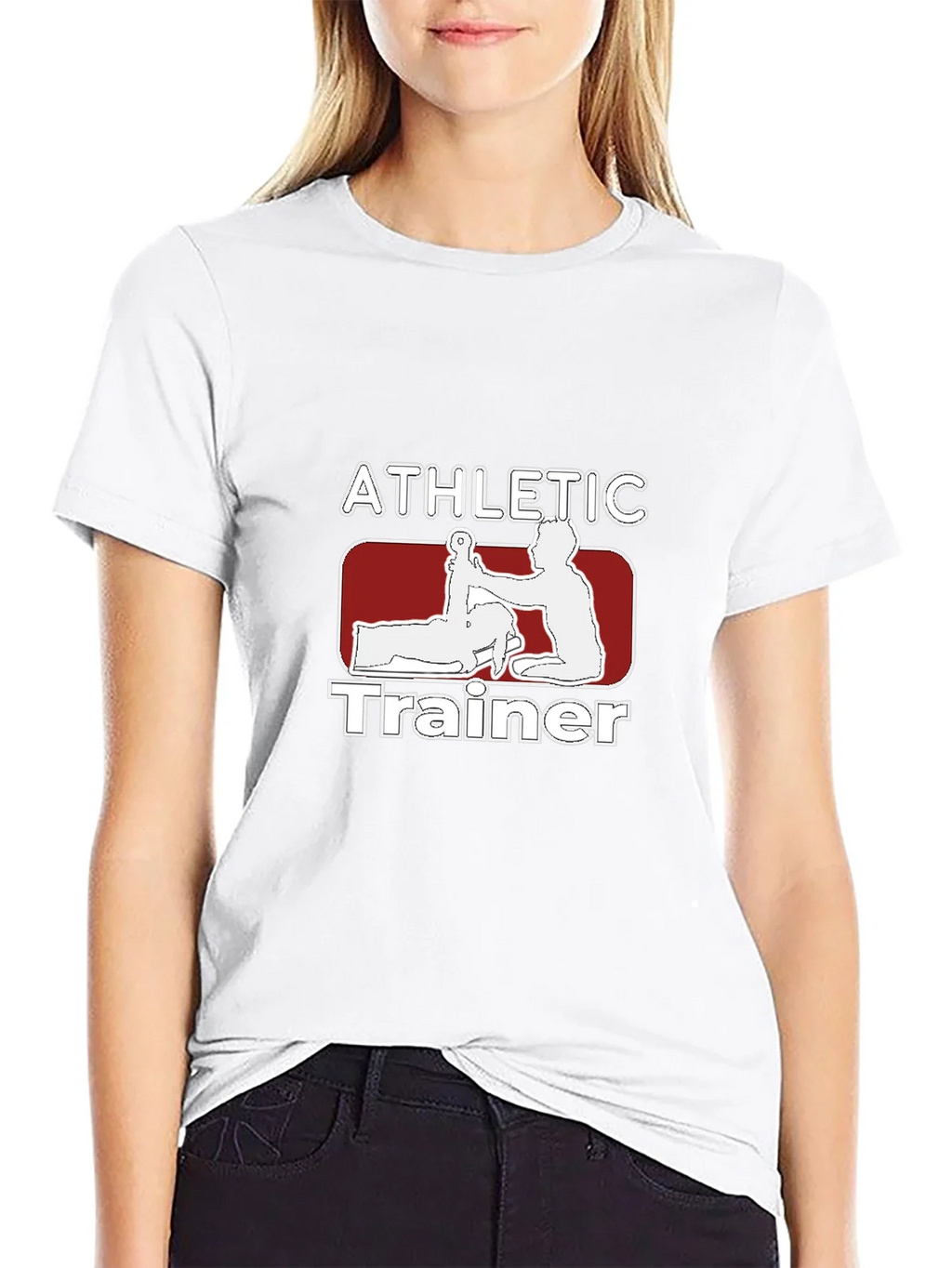 Athletic Trainer Graphic T-Shirt - Black product image 8