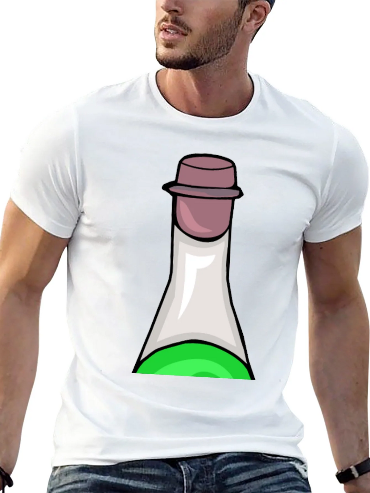 Potion Bottle Graphic Tee - Soft Black T-Shirt product image 12