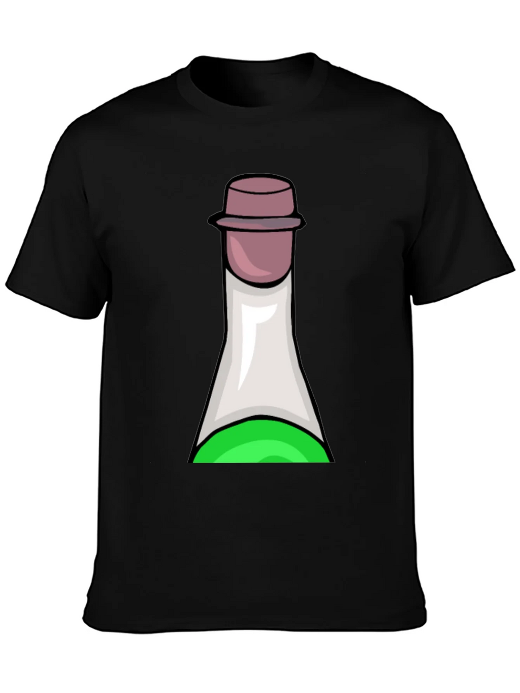 Potion Bottle Graphic Tee - Soft Black T-Shirt product image 3