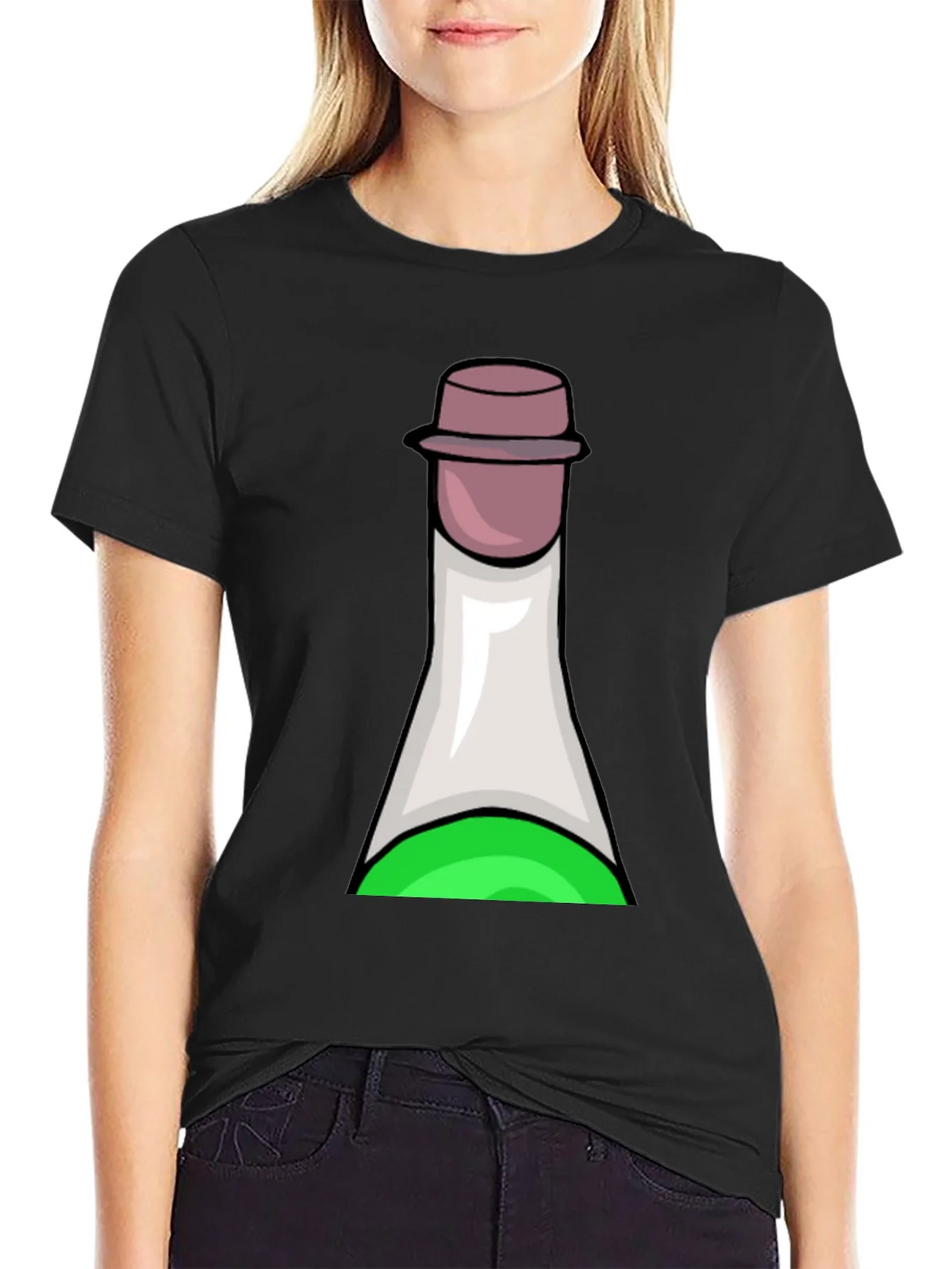 Potion Bottle Graphic Tee - Soft Black T-Shirt product image 2