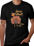 Guess What? Turkey Butt Thanksgiving Graphic T-Shirt product image 1