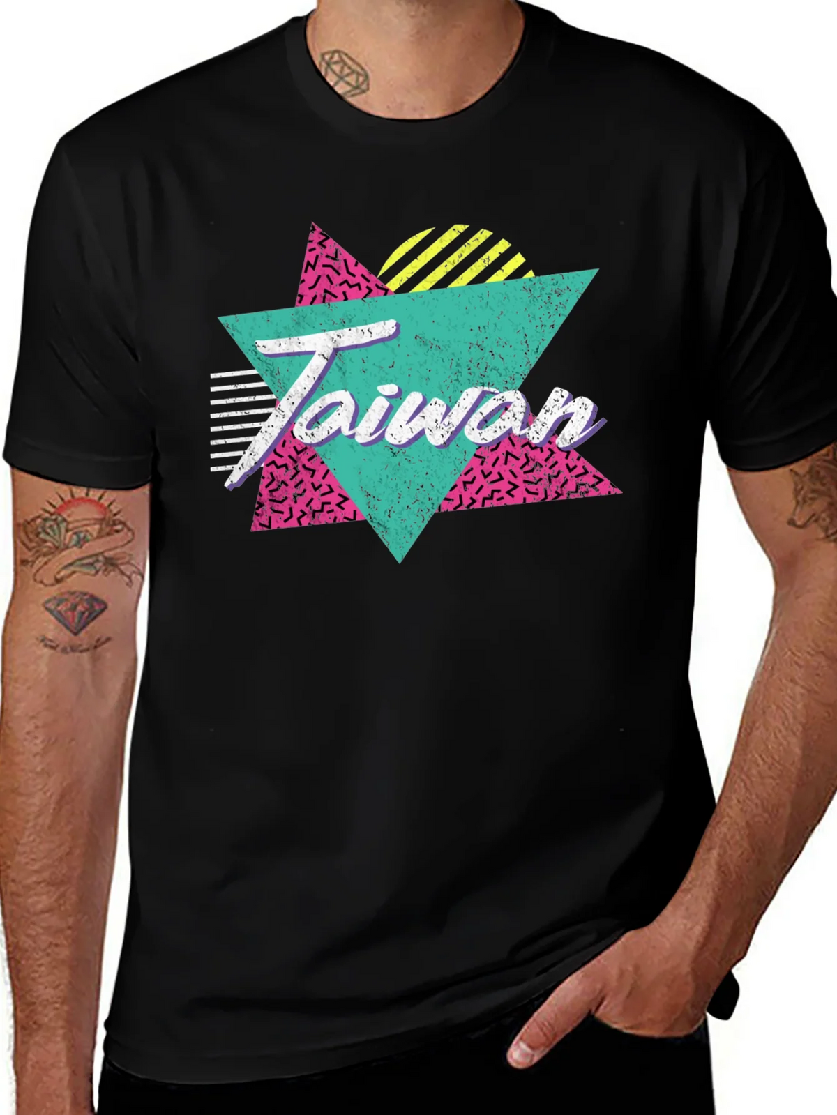 Taiwan Retro 80s Style T-Shirt product image 1