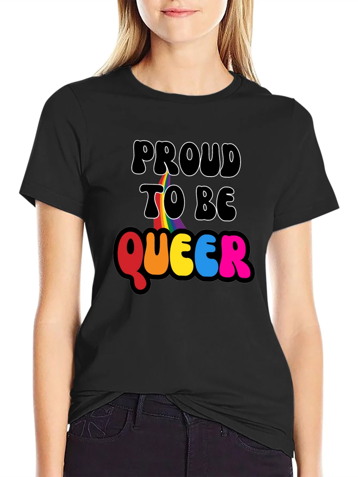 Proud to Be Queer Graphic Tee product image 2