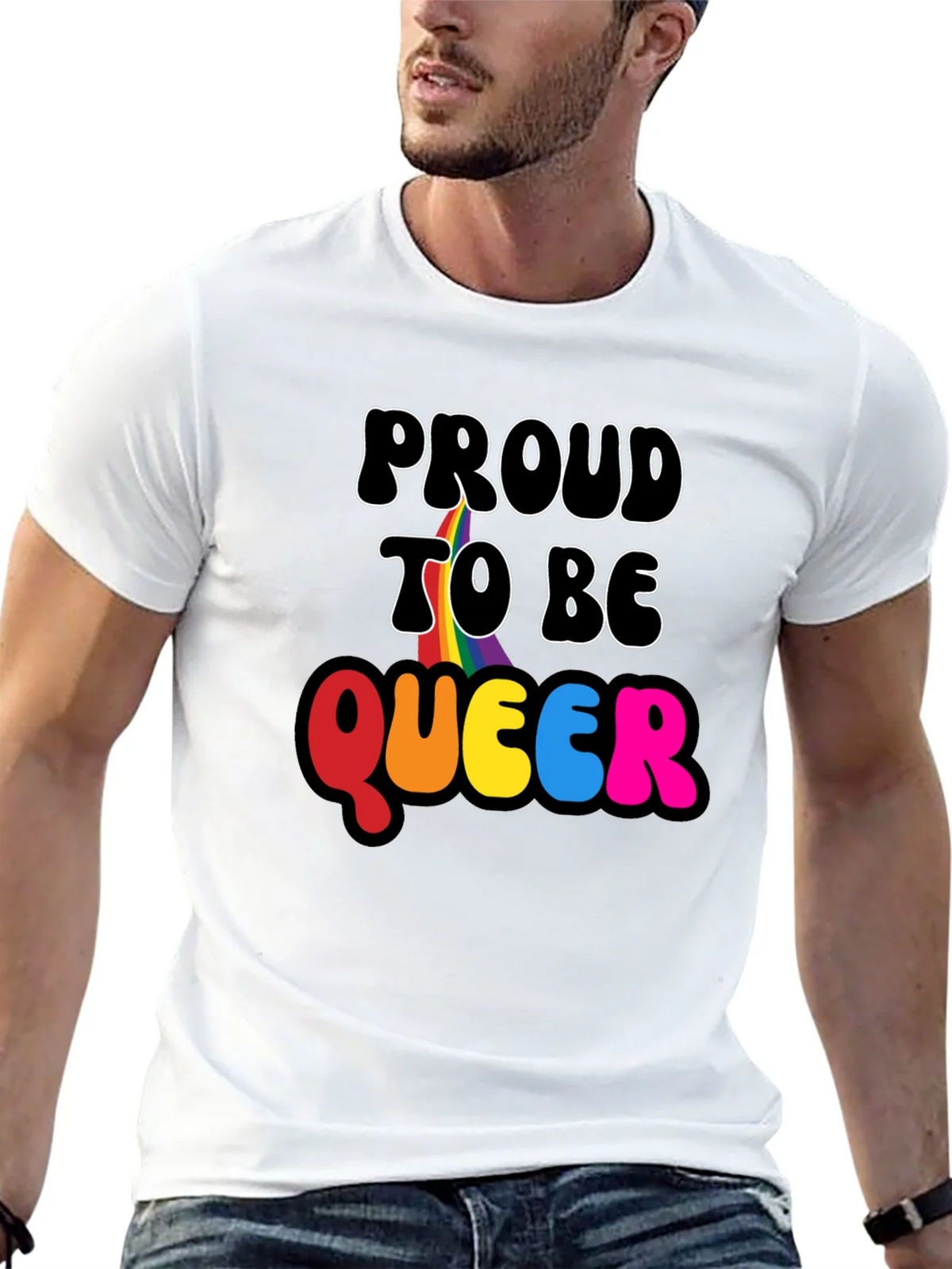 Proud to Be Queer Graphic Tee product image 12