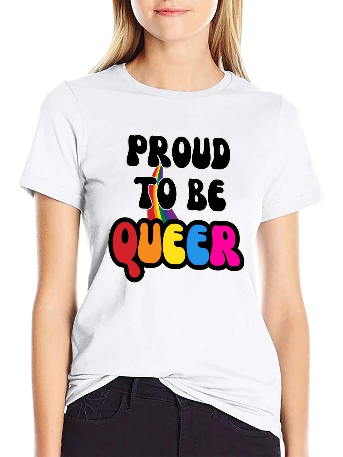 Proud to Be Queer Graphic Tee product image 8