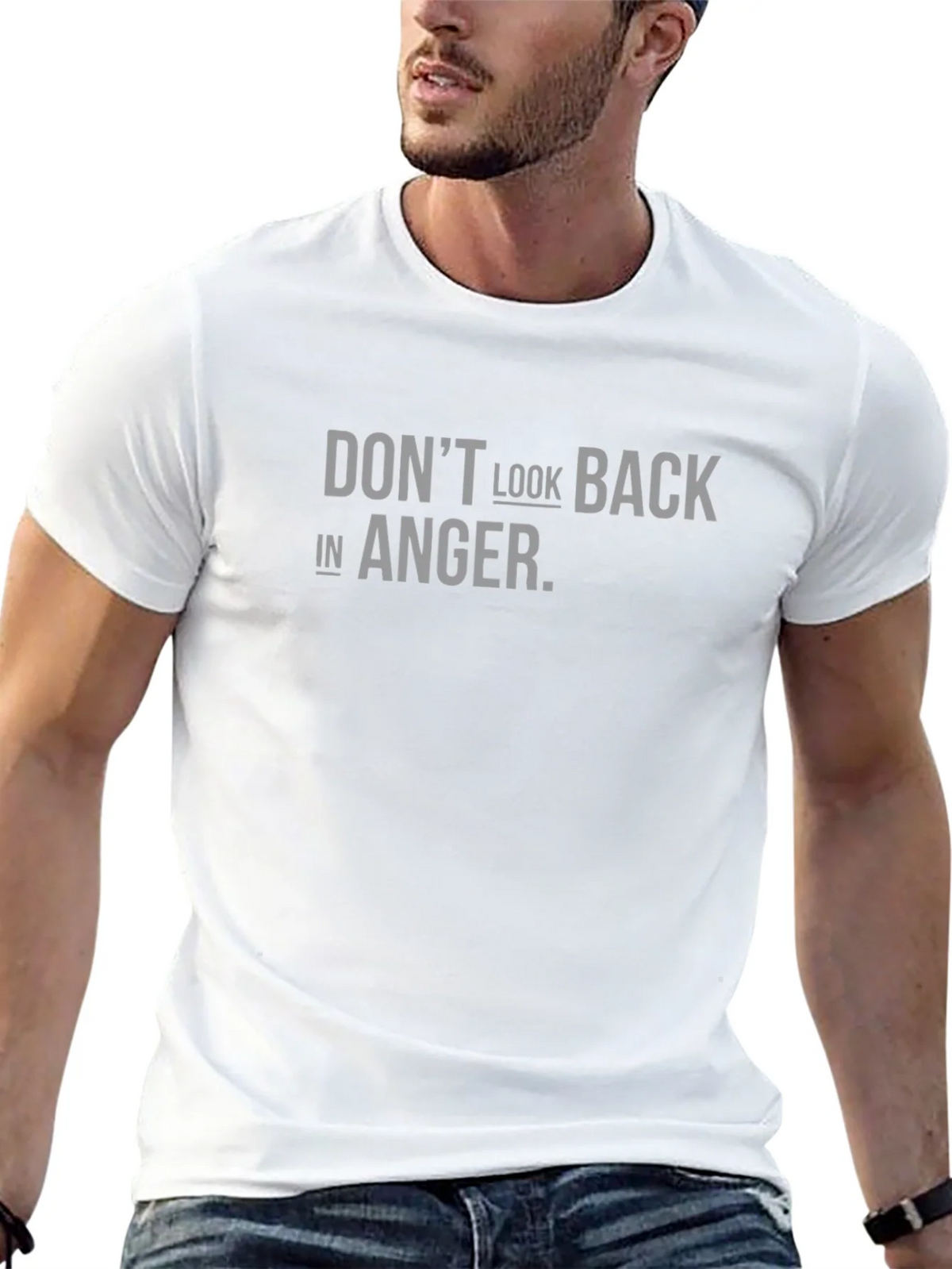 Dont Look Back in Anger T-Shirt - Classic Rock Lyric Tee product image 12