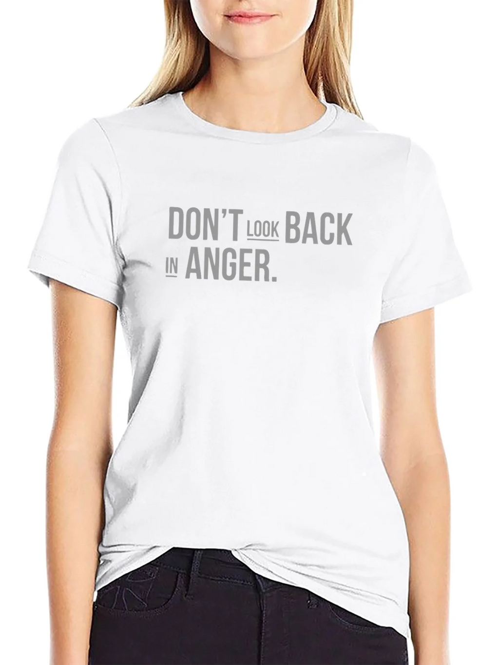 Dont Look Back in Anger T-Shirt - Classic Rock Lyric Tee product image 8