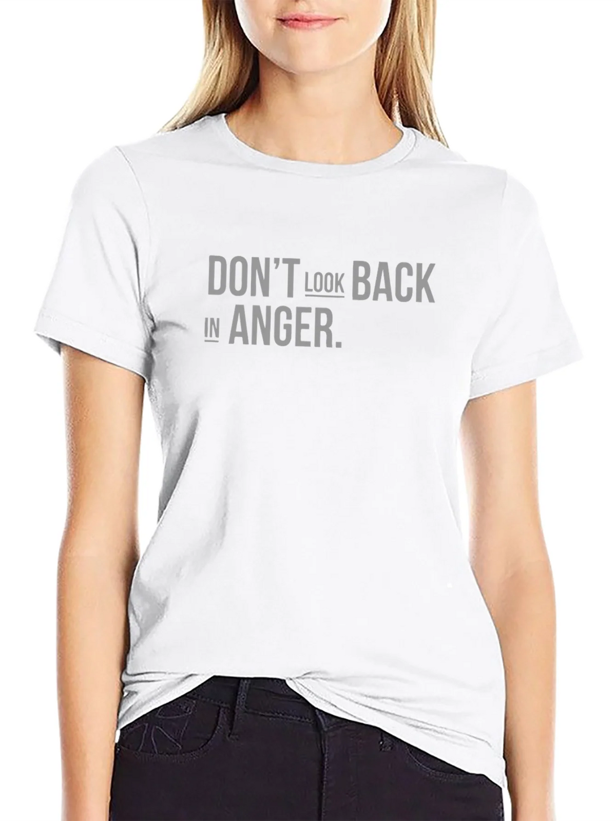 Dont Look Back in Anger T-Shirt - Classic Rock Lyric Tee product image 8