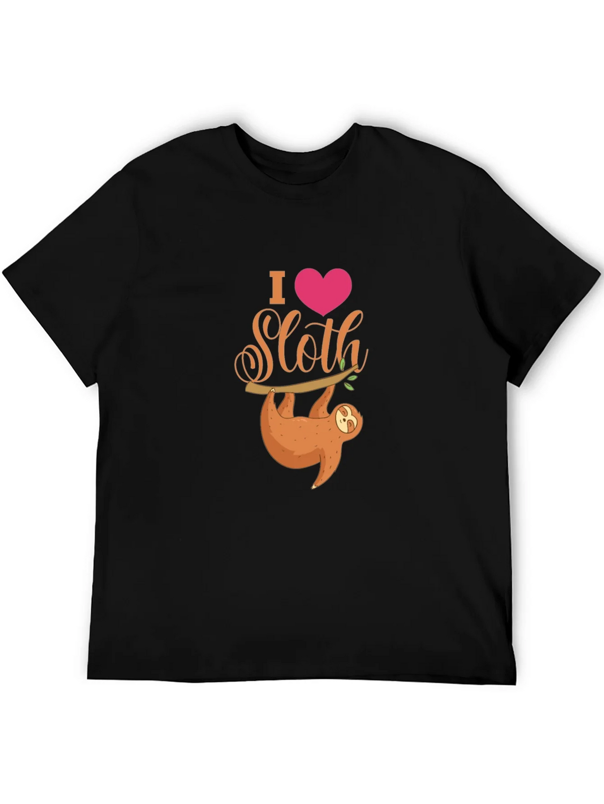 I Heart Sloth T-Shirt - Cute Cartoon product image 5