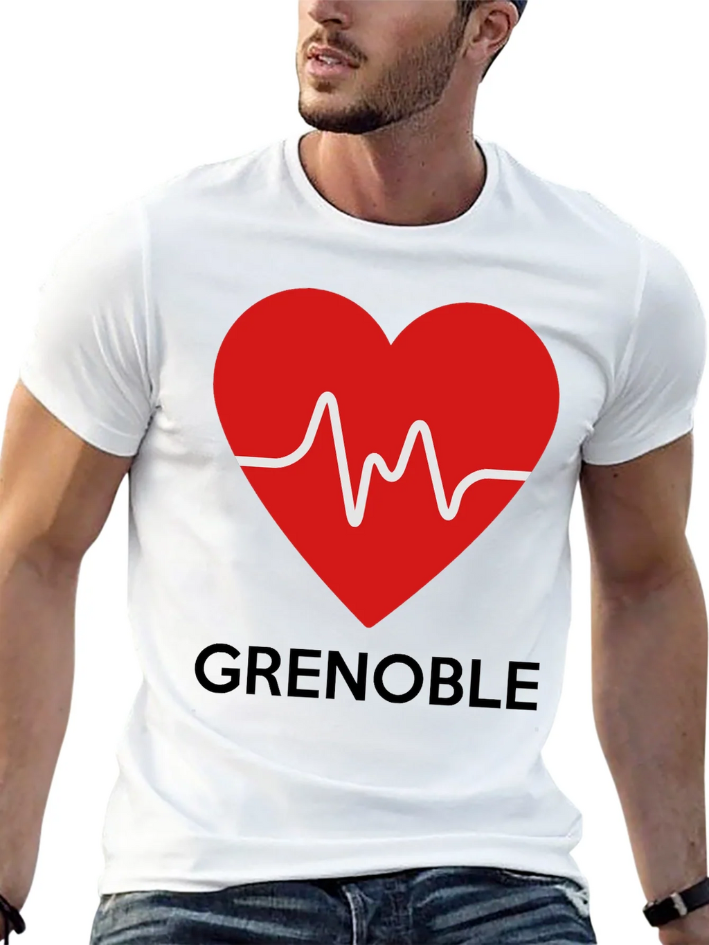 Grenoble Heartbeat T-Shirt - City Pride Tee product image 12