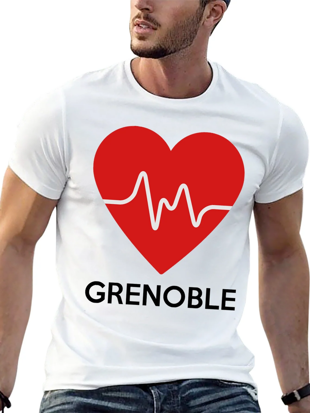 Grenoble Heartbeat T-Shirt - City Pride Tee product image 12