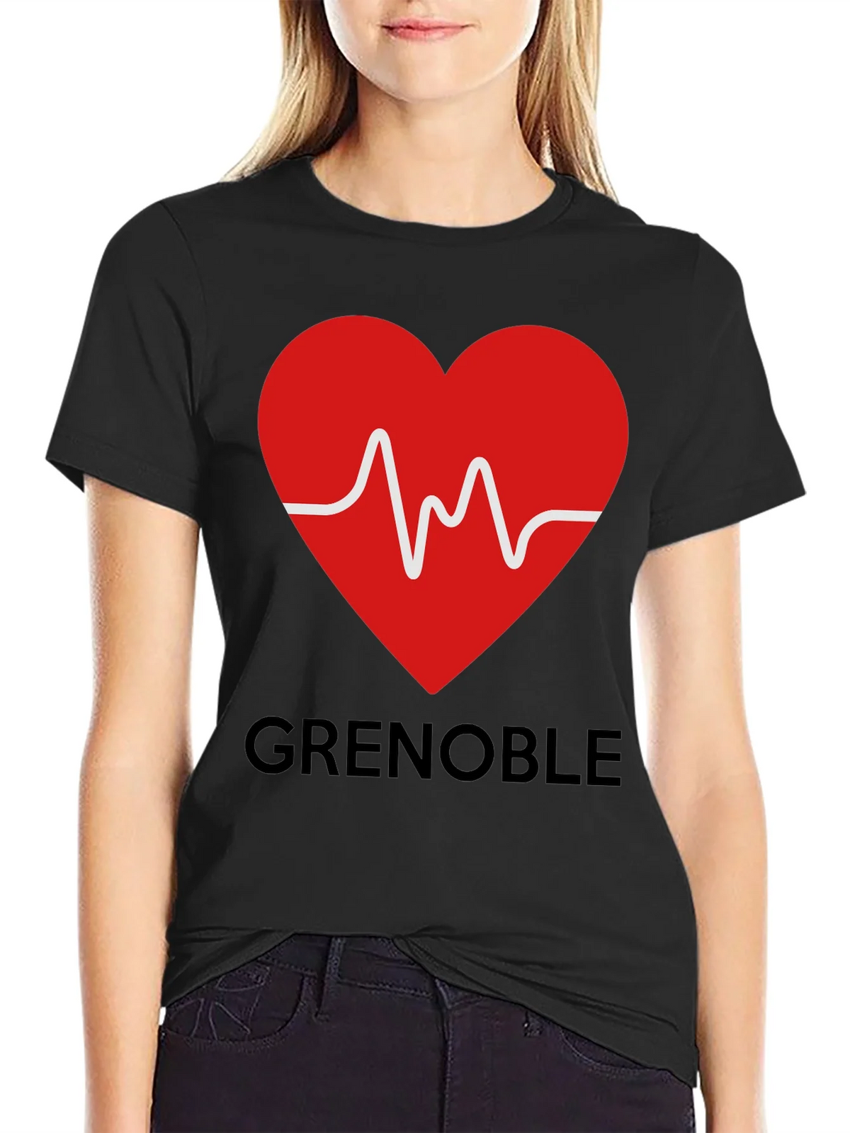 Grenoble Heartbeat T-Shirt - City Pride Tee product image 2
